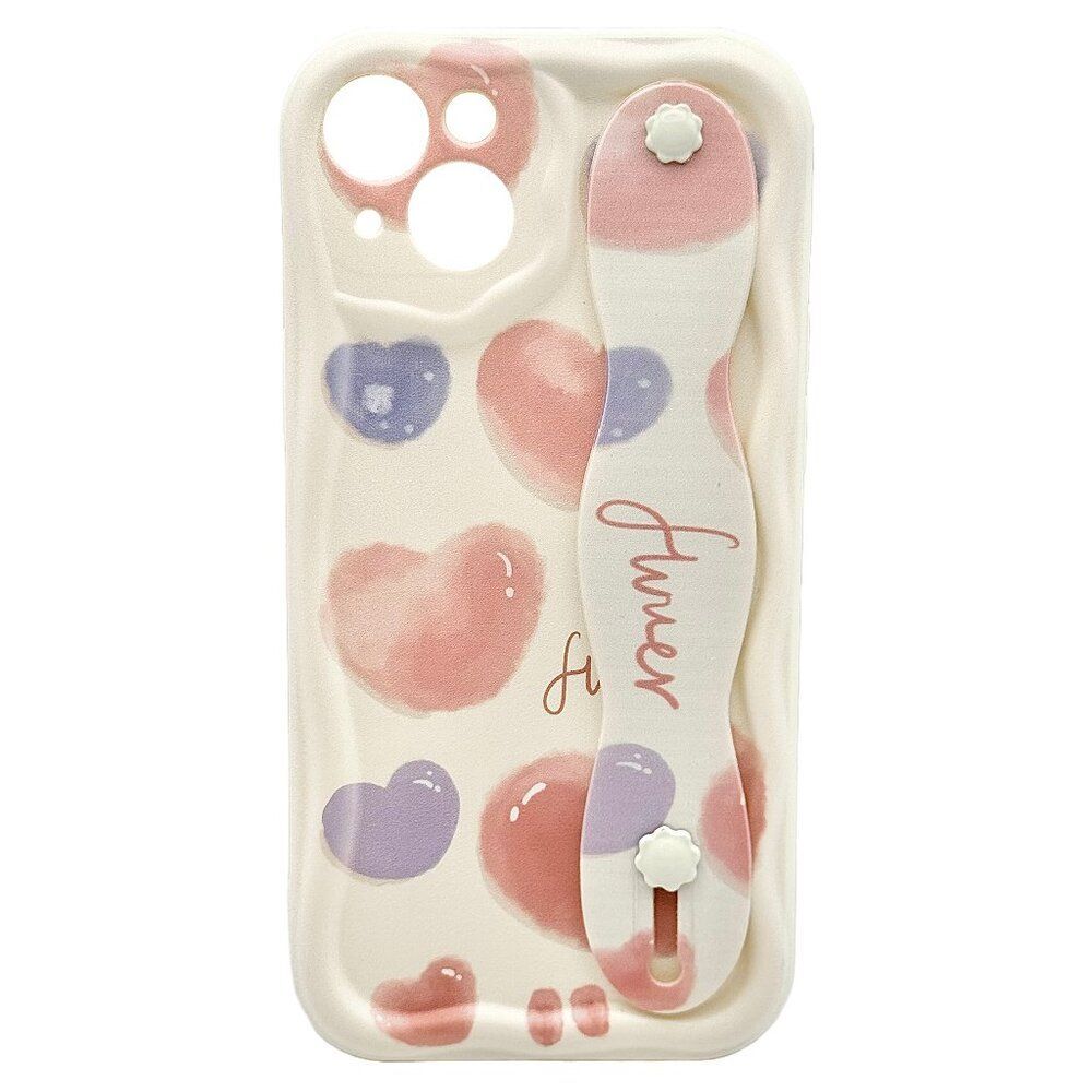 iPhone 15 Cute Aesthetic Case with Wristband